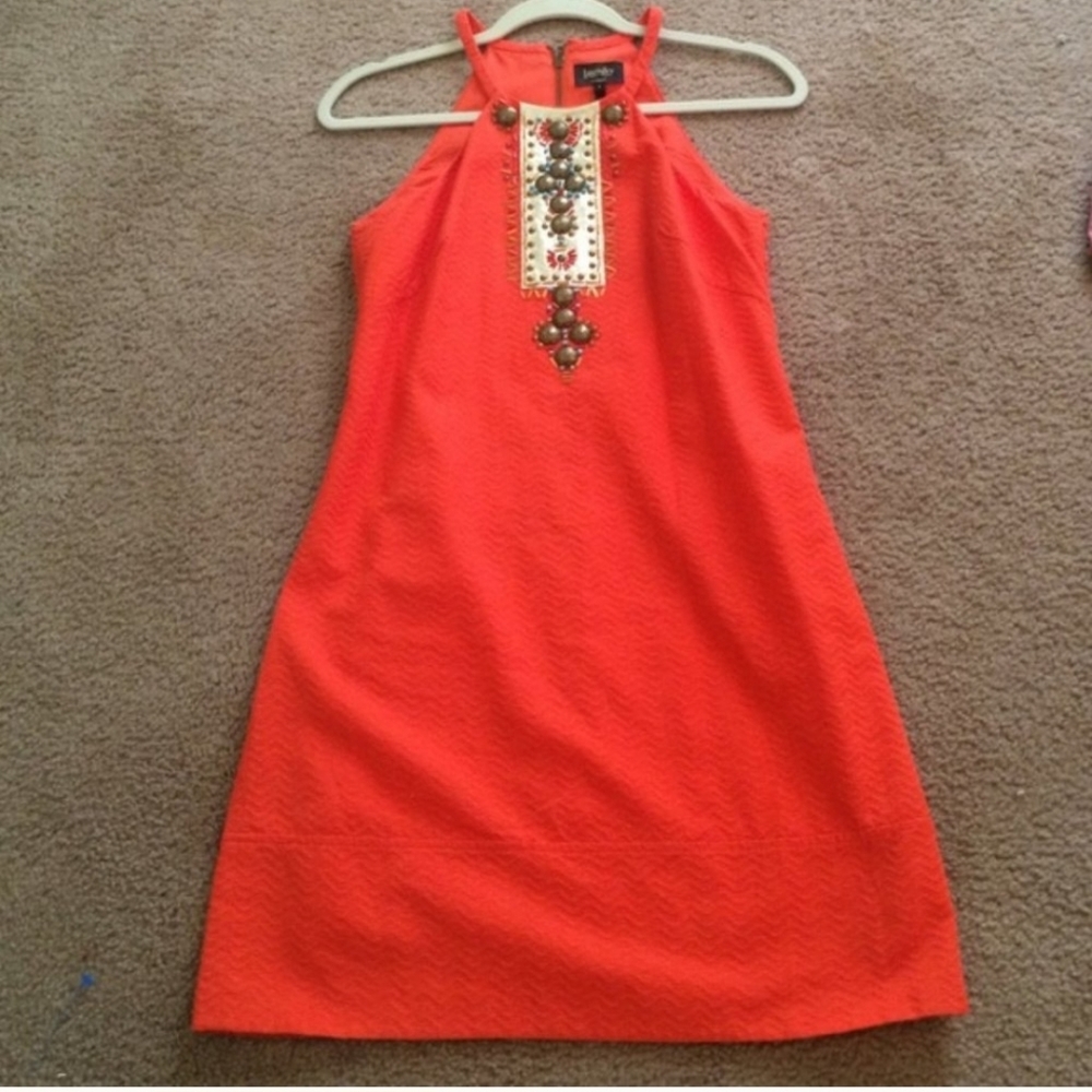 LAST CHANCELaundry Shelli Segal Halter Dress
